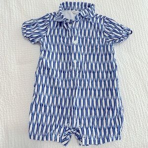 Janie and Jack toddler boy Romper Size: 12-18m